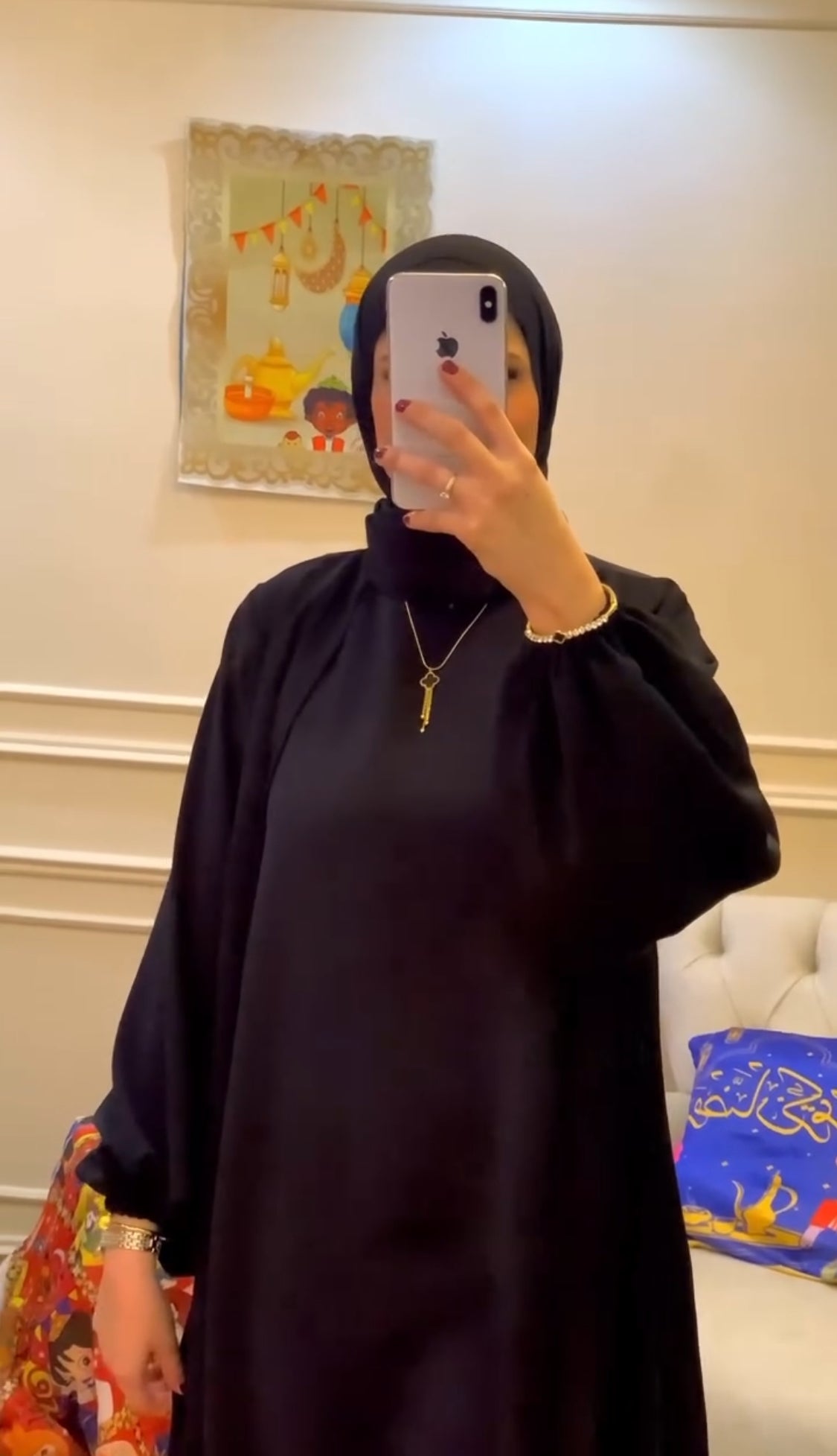 عباية ساده ٤ قطع