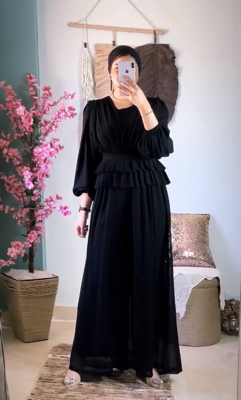 Chiffon Evening Jumpsuit – Fully Lined