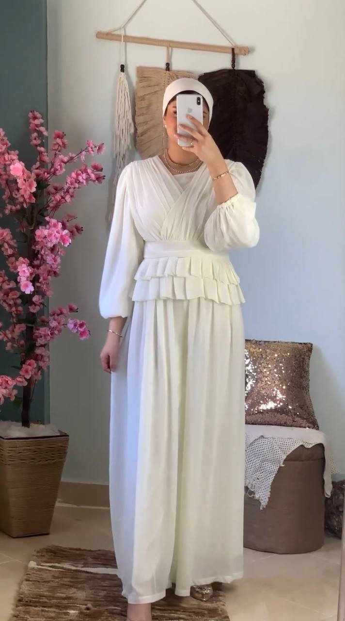 Chiffon Evening Jumpsuit – Fully Lined