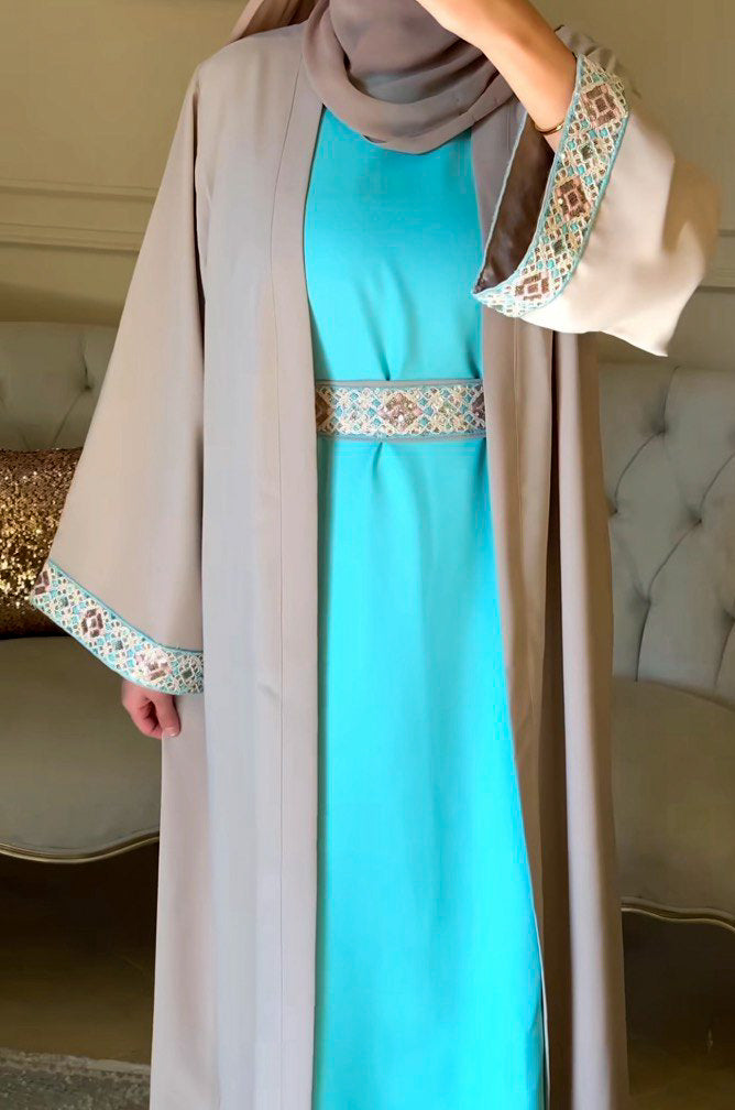 عبايه هندى 3 قطع