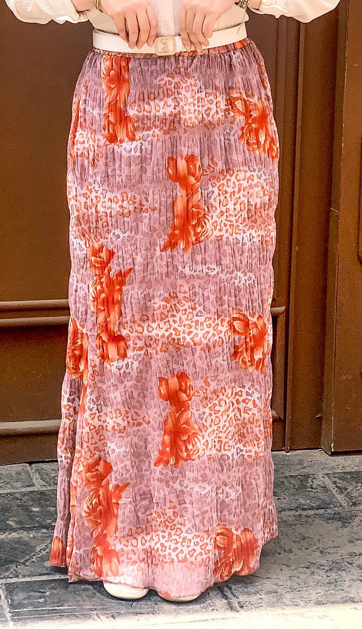 printed skirt