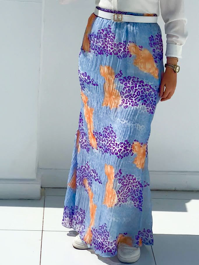 printed skirt
