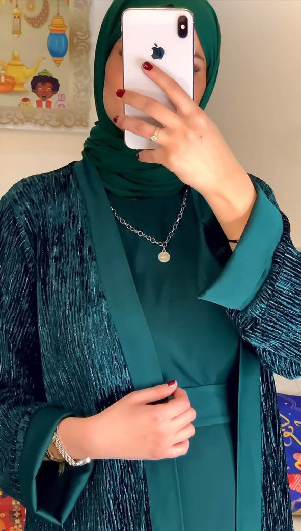 عباية جرين ملكى