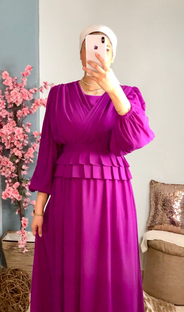 Fully Lined Chiffon Dress