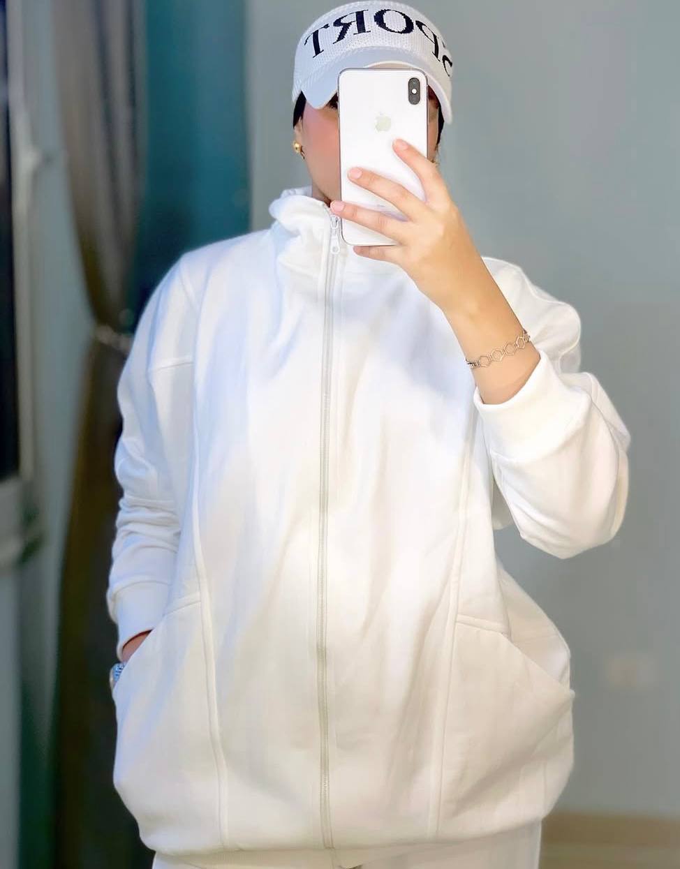 white set for winter