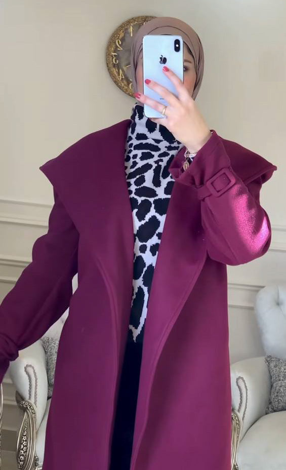 coat bergandy