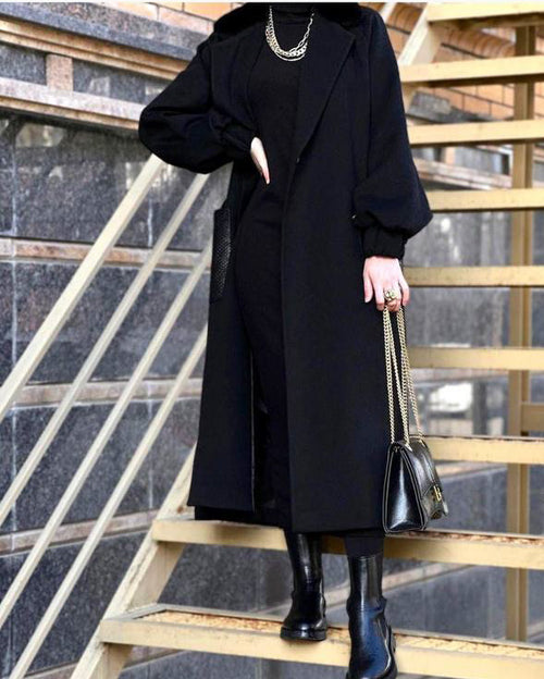 black coat
