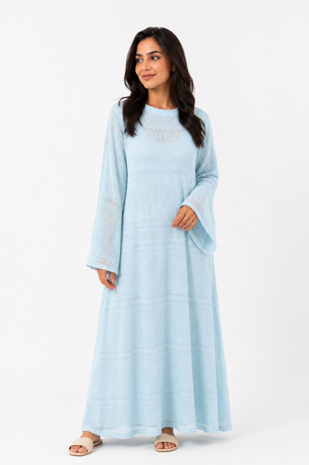Beach dress+ بطانة هدية