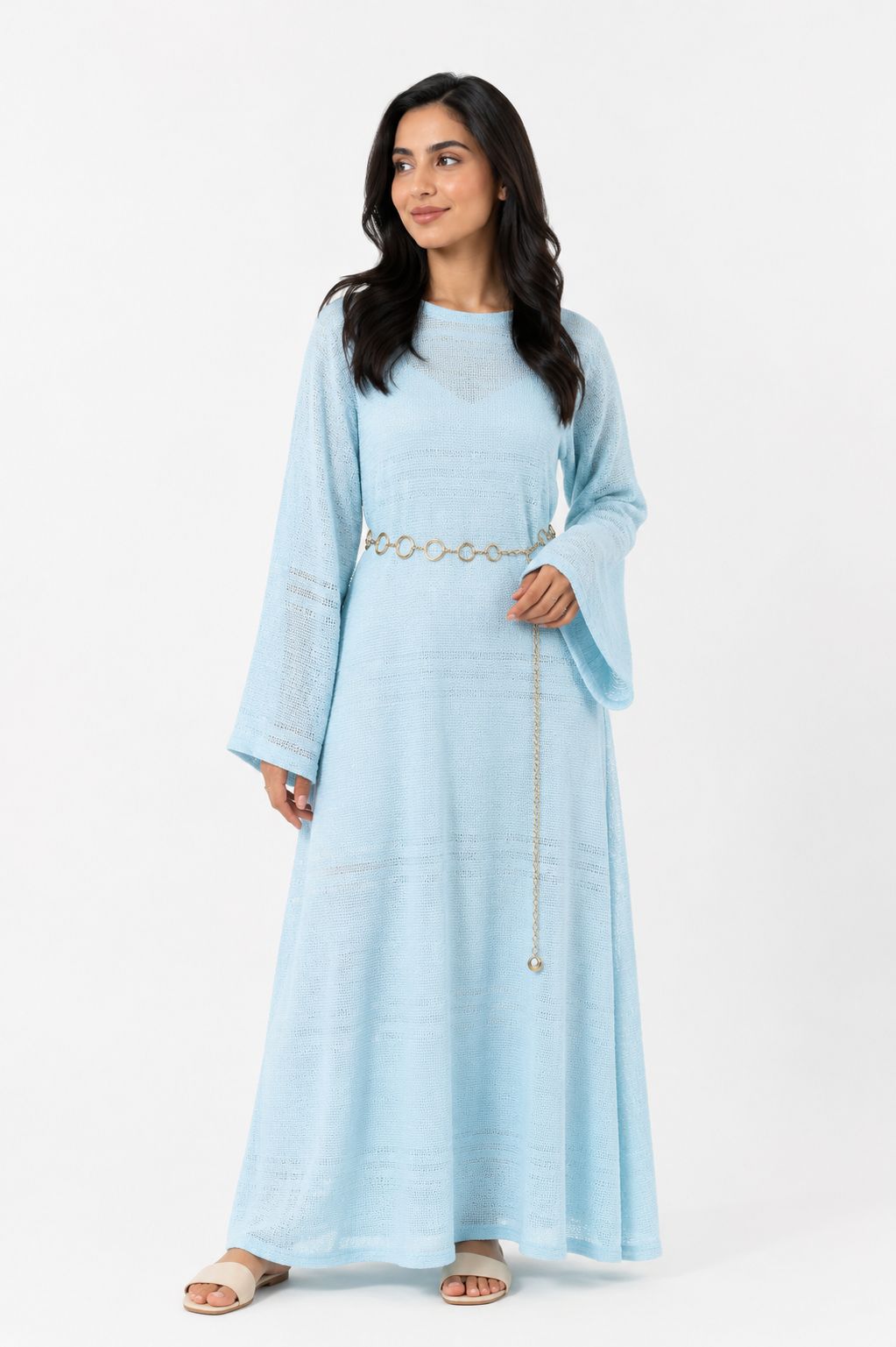 Beach dress+ بطانة هدية