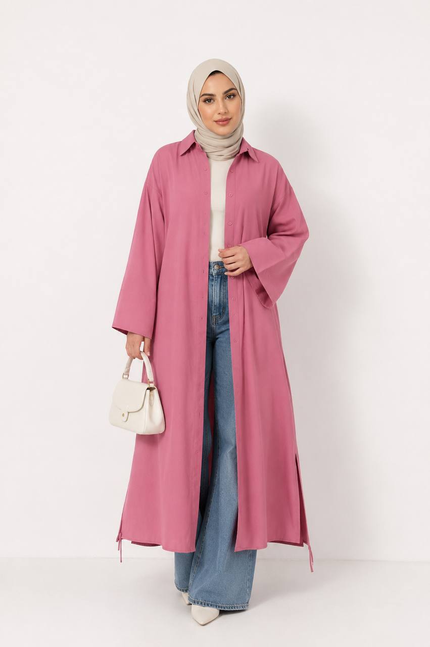 Long linen shirt كتان بيور