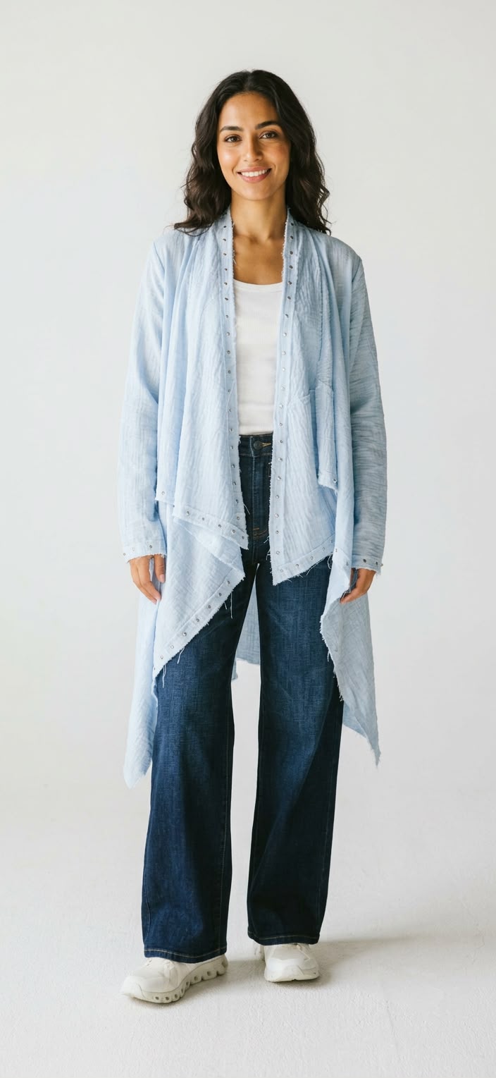Cardigan كتان بيور