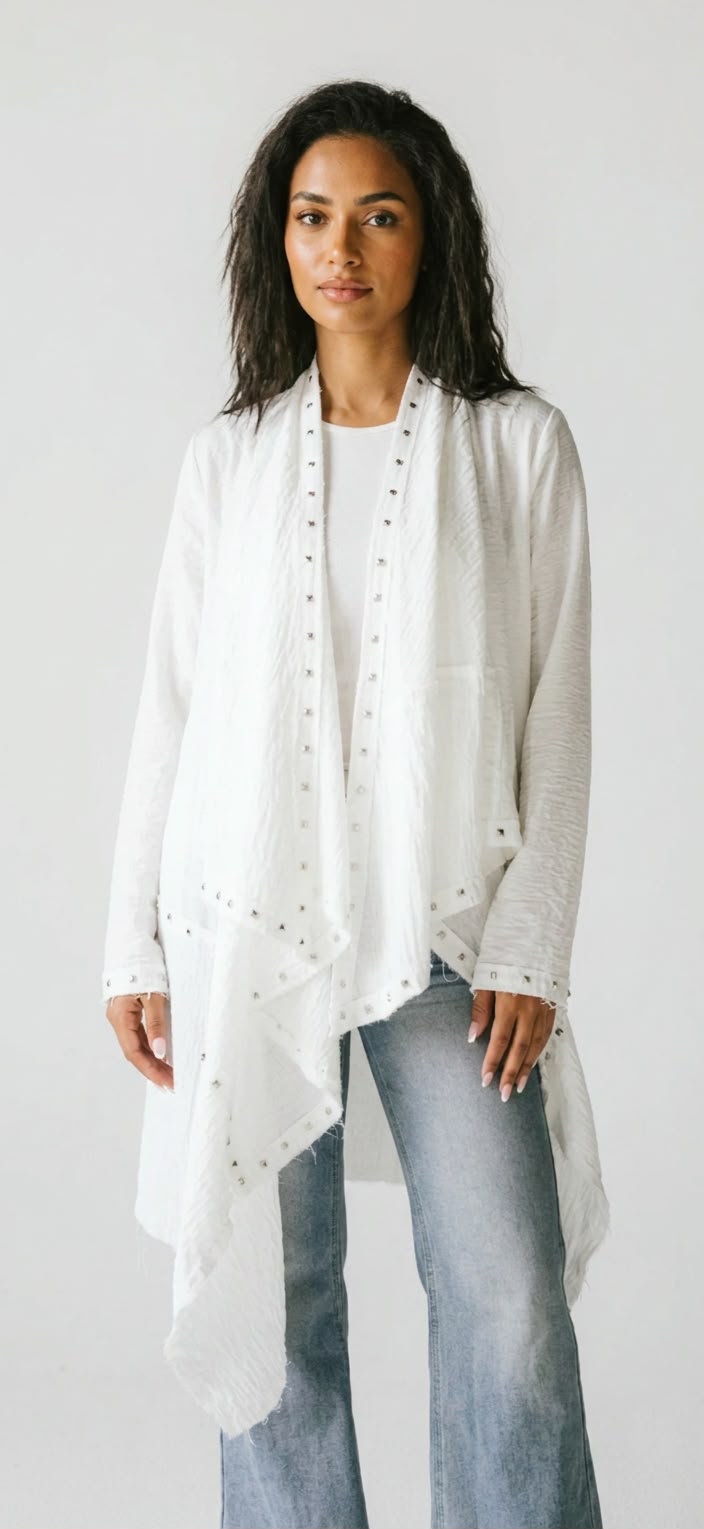 Cardigan كتان بيور