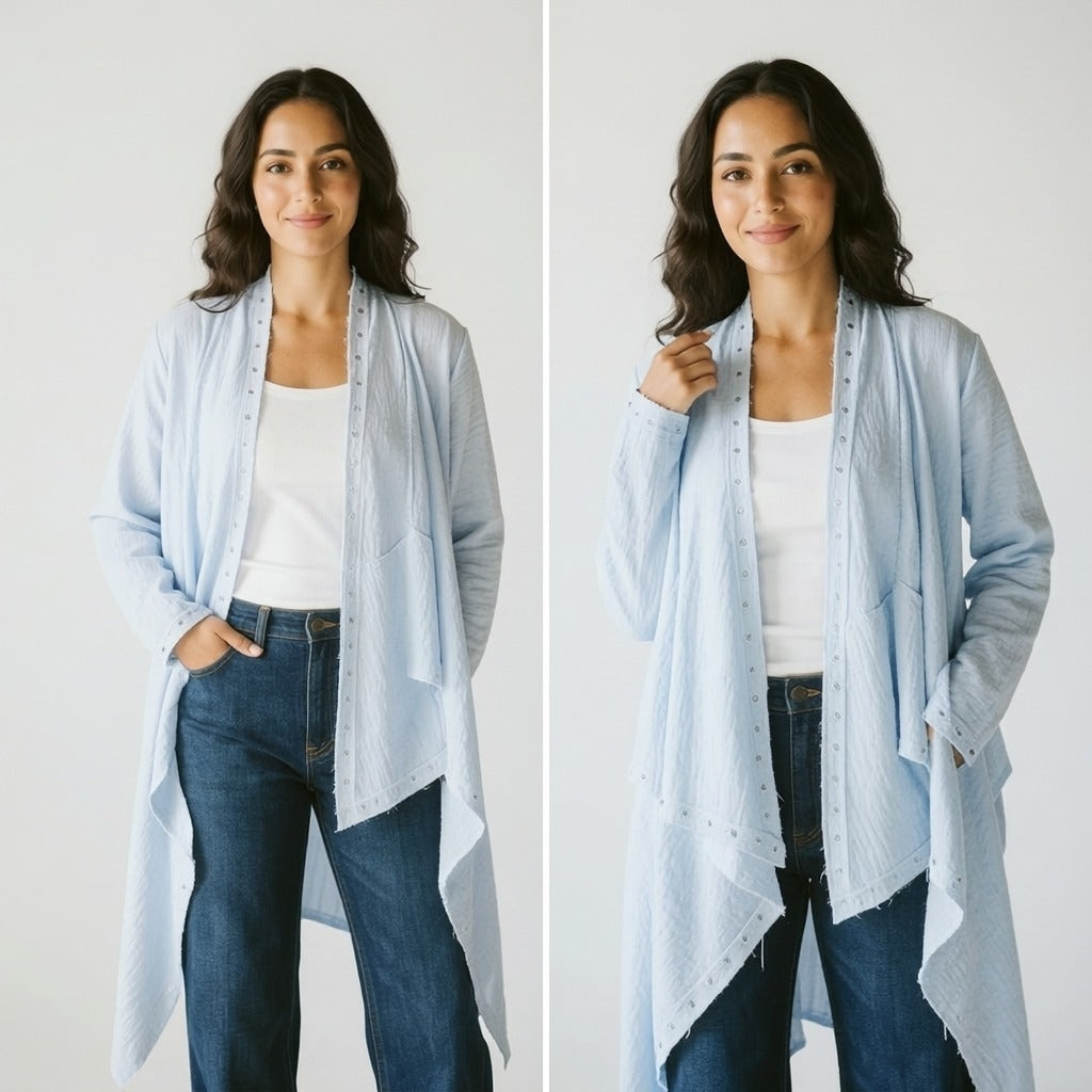 Cardigan كتان بيور